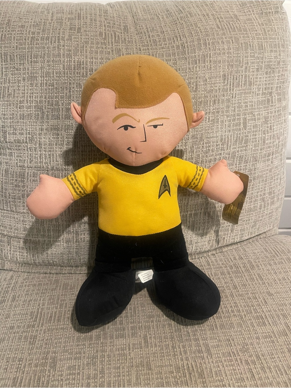 Star Trek Captain Kirk Plush Doll w/ Tag Original Series